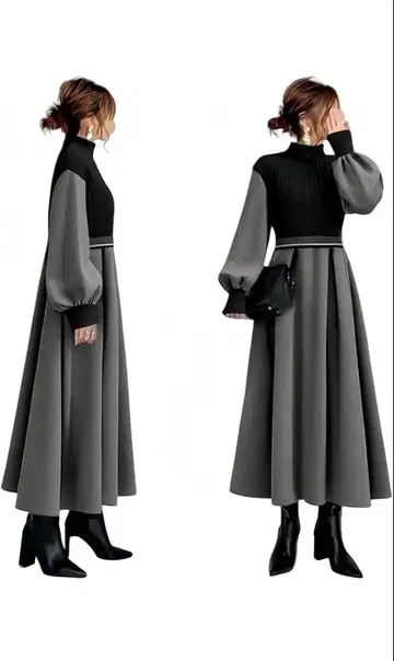 원피스 블랙/그레이