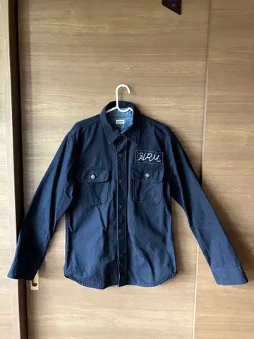 H.R MARKET 블랙 네이비 긴팔 셔츠 사이즈 3