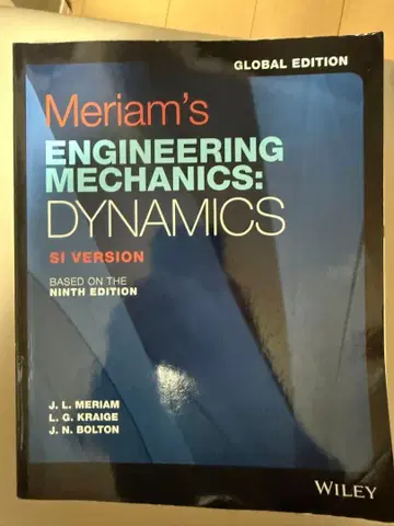 Meriam's Engineering Mechanics: Dynamics