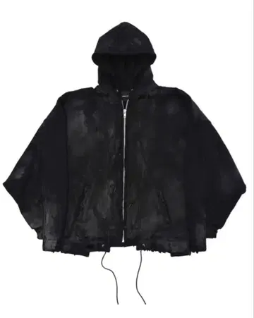 CONCEPT NOTHING 디스트로이 zip 후디 후드티