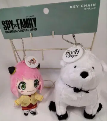 USJ 스파이 패밀리 아냐&본드 마스코트 키체인 유니버셜 완판