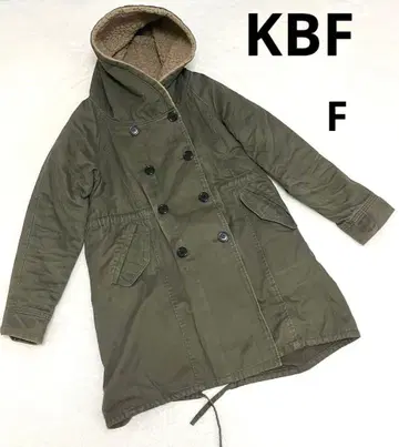 [ KBF ] 어반 리서치 모즈 코트 F 카키 더블 브레스트