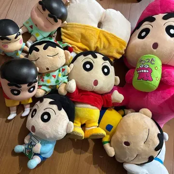 짱구는 못말려 굿즈 봉제 인형 묶음 판매 세트