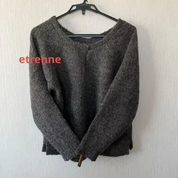 미착용, 에트렌느 2way 풀오버 니트 전후 착용 가능