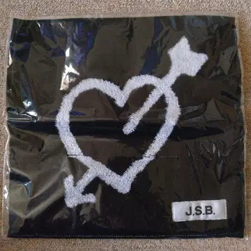 JSB LOVE 핸드 타월 블랙 이와타 타카노리 산다이메