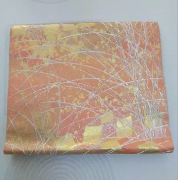 아름다운 핑크와 골드 컬러의 후쿠로 오비