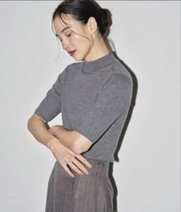 todayful Halfsleeve Highgauge Knit GRY F