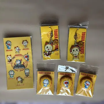 도라에몽 도라미짱 타워 레코드 캔뱃지 스트랩 씰