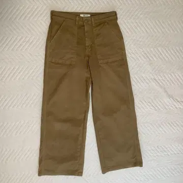 SOMETHING 베이커 와이드 팬츠 베이지 M 사이즈 SN758