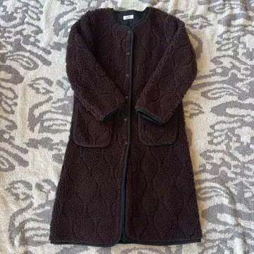 Scandal Feedback 보아 롱 코트 브라운