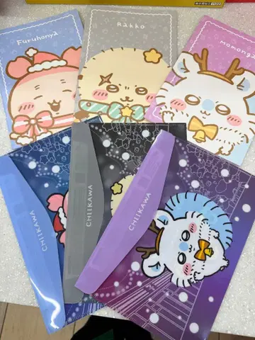치이카와 클리어 파일과 노트 6장 세트