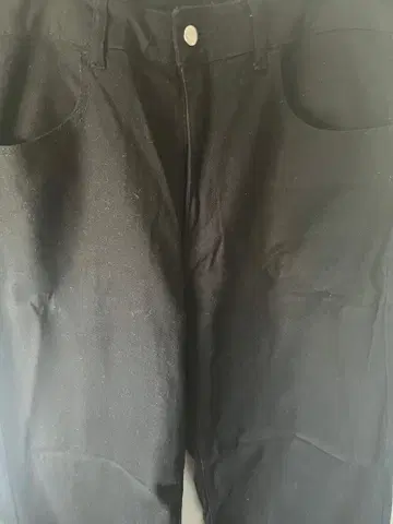 블랙 캐주얼 팬츠 그래픽 프린트