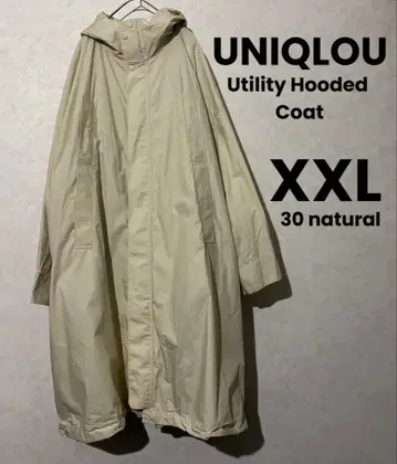 UNIQLOU 유틸리티 후디드 코트 유니클로 코트