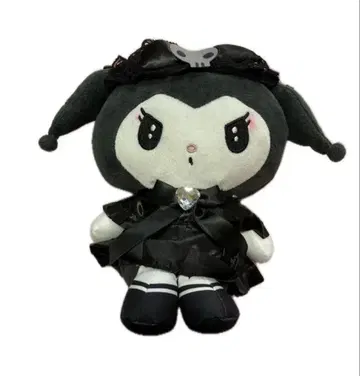 산리오 멜로쿠로 시리즈 쿠로미 빅 파우치 미사용 지뢰 봉제 인형