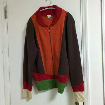 Paul Smith 컬러풀 집업 스웨터 M