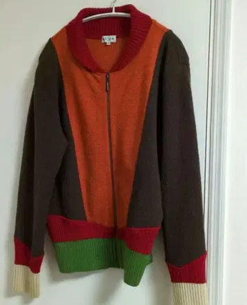 Paul Smith 컬러풀 집업 스웨터 M