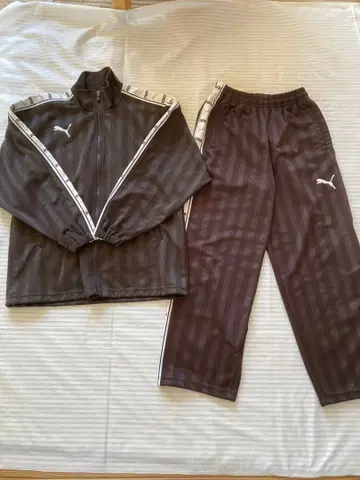 PUMA 브라운 스트라이프 저지