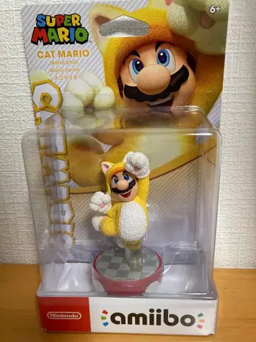 [ 새상품 미사용 ] amiibo 네코마리오 ( 캣 마리오 )
