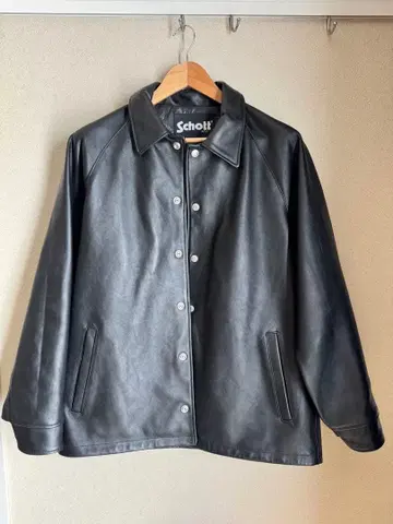 Schott 블랙 가죽 자켓 M 사이즈