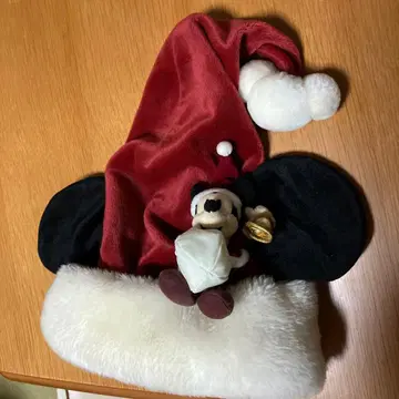 미키 산타 모자 봉제 인형 포함