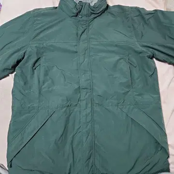 L.L.Bean 다크 그린 나일론 자켓