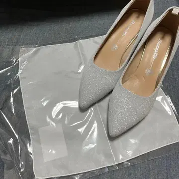 실버 라메 스틸레토 펌프스 25cm