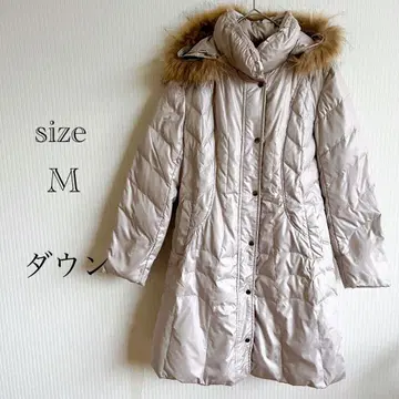 다운 자켓 M 사이즈 여성용 롱 코트