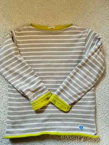 ORCIVAL 오르치발 스트라이프 긴팔 안감 플리스 사이즈 1