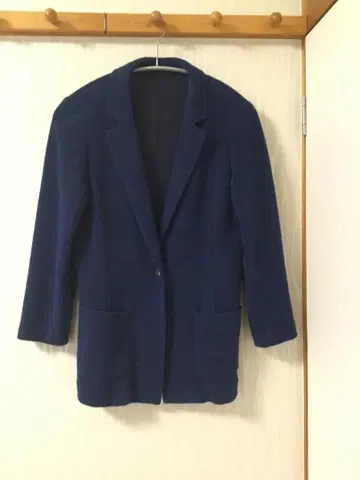 네이비 테일러드 자켓