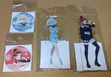 좀비랜드 사가 사가 경마 콘노 준코 유기리 아크릴 스탠드 캔뱃지 세트