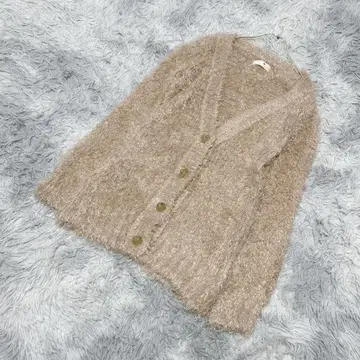 [ 새상품급 ] rith 긴팔 니트 가디건 보들보들 (F) 걸리시 귀여운