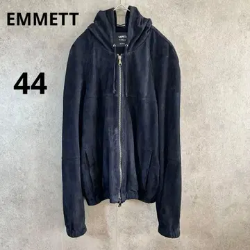 엠메티 EMMETT 고트 스웨이드 후드티 블루종 네이비 44