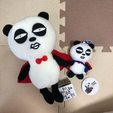 케이세이 팬더 봉제 인형 2체 세트