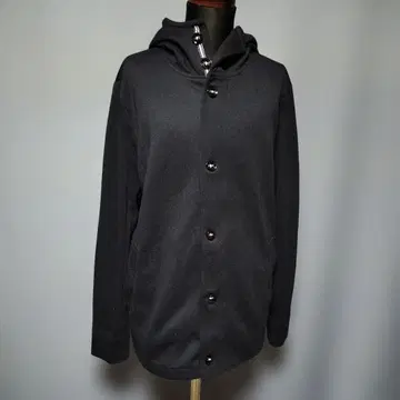 후드 부착 네이비 후드티