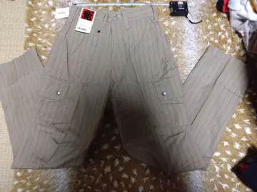 카세야마/토비 고급 바지/카고 팬츠/SS 사이즈/베이지/토목/건축