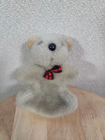 곰 봉제 인형 지퍼 부착 약 13cm