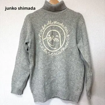 준코 시마다 빈티지 터틀넥 스웨터 M 사이즈
