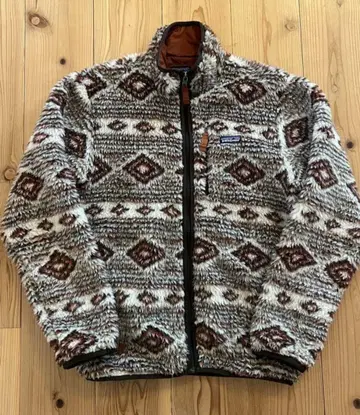기하학 패턴 플리스 자켓 파타고니아