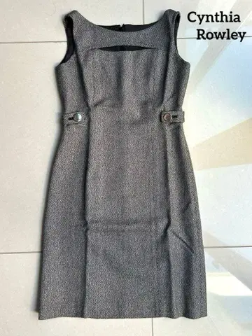 Cynthia Rowley 원피스 7호 라메 원단