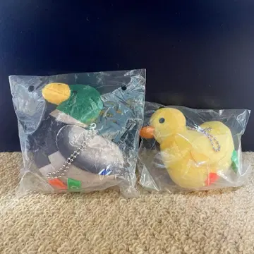 오리와 청둥오리 봉제 인형 청둥오리(수컷)&오리(아기)