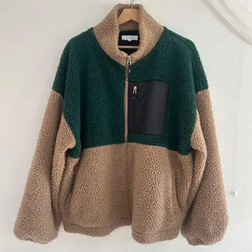 Rocky Monroe 보아 플리스 블루종 집업 자켓