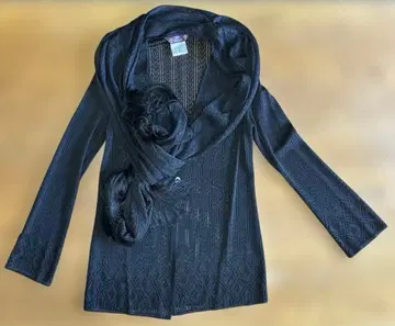 [새상품급] John Galliano 전체 레이스 롱 가디건 스톨 일체형