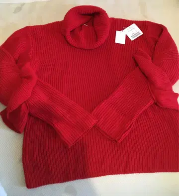 핑크하우스 니트 울 혼방 미사용 새상품