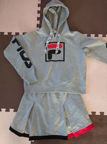 FILA x CECILMcBEE 후드티와 스커트 세트