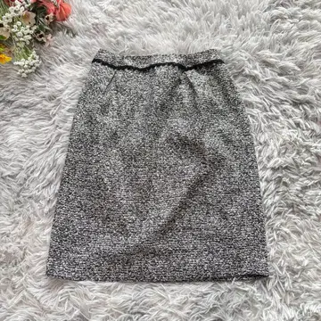펄 마셰르 트위드 타이트 스커트 [ S ] 36 블랙 라메 믹스 일본제