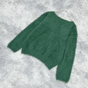 [ 새상품급 ] V넥 긴팔 니트  (F) 어른스러운 귀여움 걸리시