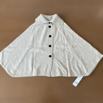 울 캐시미어 케이프 니트 판초 앙비 모드 42 XL 일본제