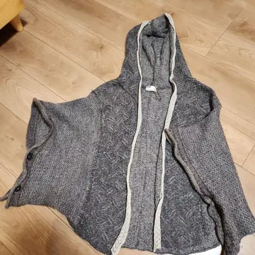 저널 스탠다드 LUXE 후드 부착 니트 판초