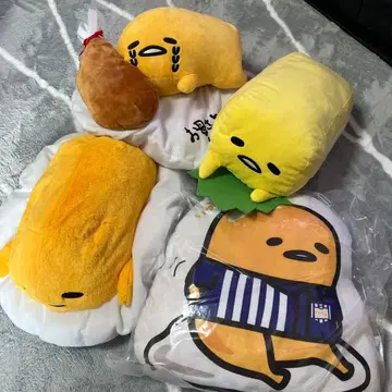 구데타마 봉제 인형 세트 4점