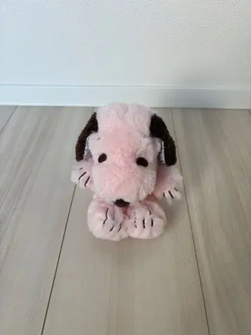 피넛 스누피 FUWAKUTA 봉제 인형 마스코트 핑크